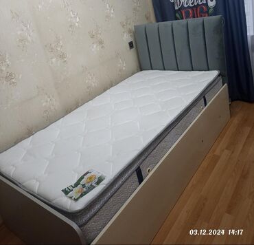 евро кровать: Təknəfərlik çarpayı, Bazalı, Matras ilə