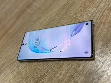 Samsung: Samsung Note 10, 256 GB, rəng - Göy, Sensor, Barmaq izi, Simsiz şarj