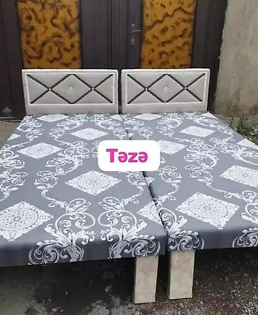 Çarpayılar: Təzə çarpayılar 1 nəfərlik çarpayılar 60 manat . 2 nəfərlik taxt 110 — 7