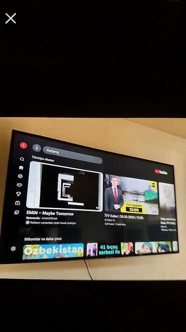 boks tv: Smart TV – YouTube tətbiqi ilə - Divara asılmış böyük ekranlı smart — 1