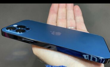 житкое стекло: IPhone 12pro max 256гб синий.в хорошем состоянии носили только в чехле
