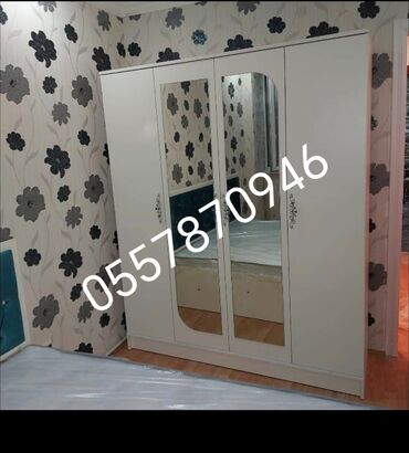 Dolablar: Yeni, Açılan, 3 qapılı Düz dolab, Qarderob, paltar dolabı, Azərbaycan — 7