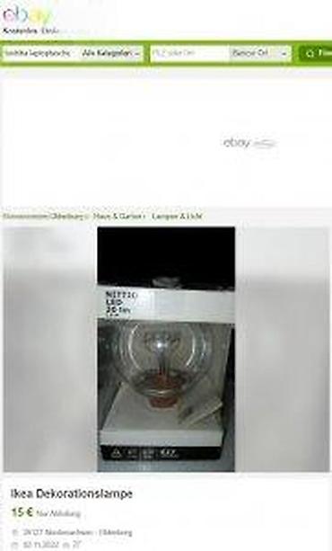 Sijalice: LED dekorativna sijalica IKEA 603.139.08 (E27) - Tip: LED dekorativna — 20