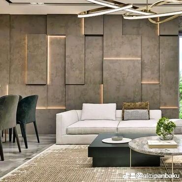 Tavan işləri: Evlerin ve obyektlerin yuksek keyfiyyetle təmiri alçıpan vurulmasi 1 — 13