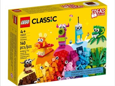 lenyes classic set: Lego classic 11017 творческие монстры .Радуга разноцветных деталей