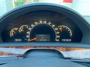 динамики w220: Mercedes-Benz S-Class: 2003 г., 5 л, Автомат, Бензин, Седан — 10