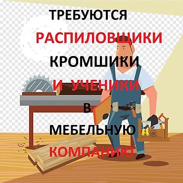 работа на час: Требуется Мебельщик: Станочник-распиловщик, Без опыта — 1