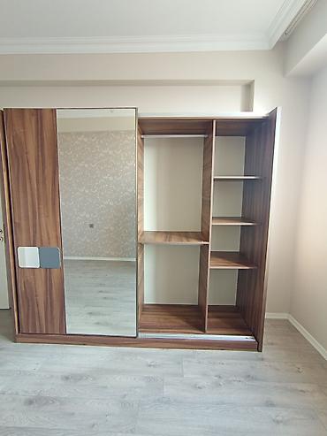 guzgu boydan: Yataq otağı üçün şkaf-garderob - Material: ağac teksturasında laminat — 2