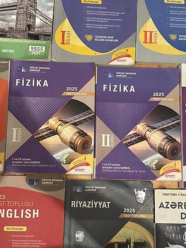 физика: DİM 2025 Test Topluları – Fizika (I və II hissə), Riyaziyyat, English — 1