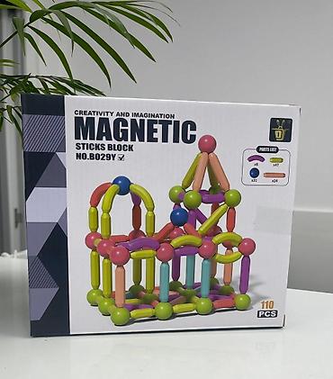 Magnetni stapici i kuglice Cena: 3000din Set od 110 kom magnetnih