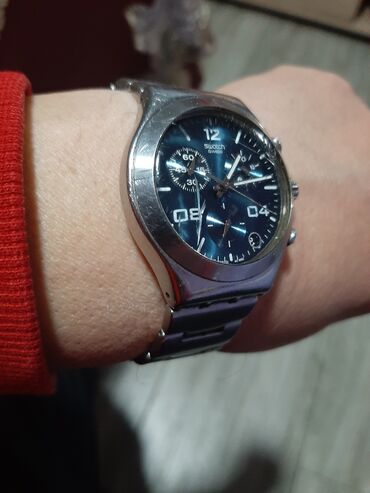 Ručni satovi: Swotch ispravan sat sat je original sviss made ima jednu linijicu sa — 3