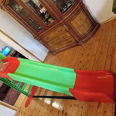 Digər uşaq mebeli: Uşaq sürüşkəni – plastik, iç və çöl istifadə üçün - Material: möhkəm — 3