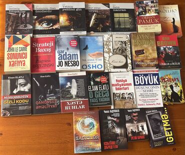 rafet el roman bilet: Salam.Kitablar hər biri ucuz qiymətə satılır.Toplu şəklində alana