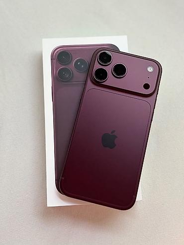 14 pro lalafo: IPhone 18 Pro Max, Новый, 512 ГБ, Бордовый, Коробка, В рассрочку, 100 % — 2