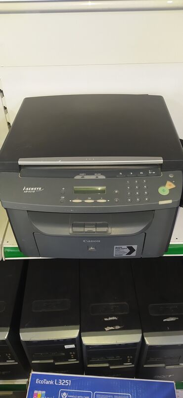 принтер сканер ксерокс 3 в 1 лазерный бу: Многофункциональное устройство Canon i-SENSYS MF4018 черного цвета