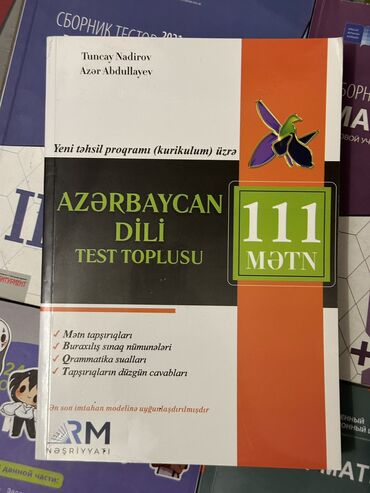 azərbaycan dili qaydalar və testlər: Azərbaycan dili test toplusu 111 mətn Teze kimi Тесты по