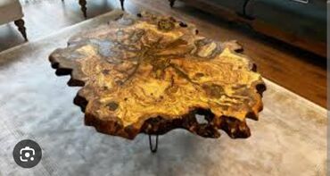 детская парта для дома: Авторские столы из массива и эпоксидной смолы с 3D-эффектом