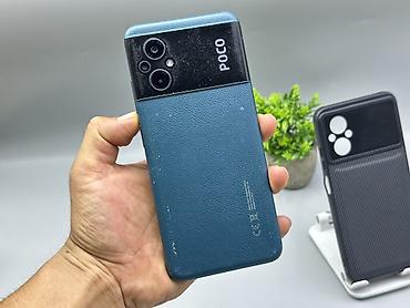 ok mobile: Poco M5, Б/у, 128 ГБ, цвет - Синий, 2 SIM — 1