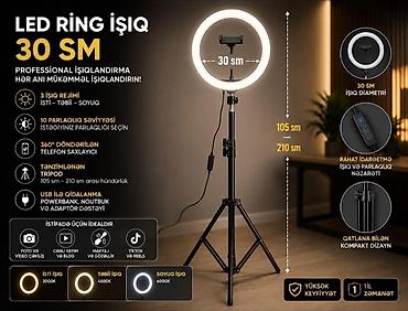 Led tripod Текст 💡 LED RING İŞIQ – 30 SM Foto və video çəkilişləri lalafo.az -da Led tripod Текст 💡 LED RING İŞIQ – 30 SM Foto və video çəkilişləri