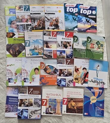 Udžbenici: Komplet 7 za sedmi razred 15 kom - 6000 din 1. informatika i — 22
