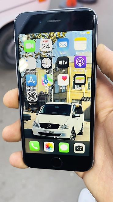 iphone 25: IPhone 6s, 16 GB, Space Gray, Barmaq izi — 9