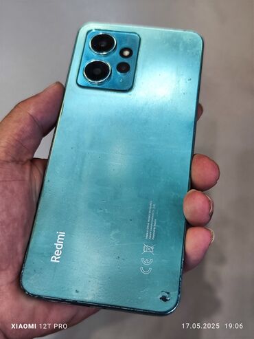 редми 9: Redmi, Redmi Note 12, Колдонулган, 128 ГБ, түсү - Жашыл, 2 SIM