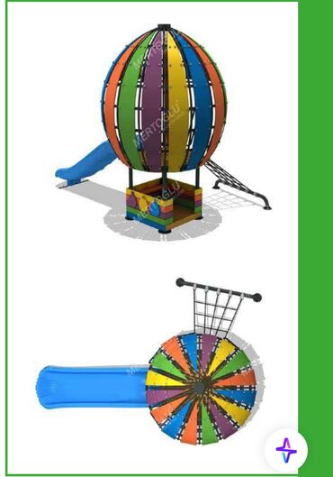 Digər biznes avadanlığı: Oyun Kompleksi – MAS-103 Uşaqlar üçün rəngarəng açıq hava oyun — 7