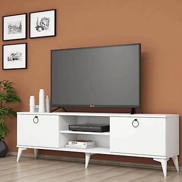 Sifarişlə TV stendlər: Siyirməli, Polkalı, Mat laminat, Türkiyə, Zəmanətli, Kredit yoxdur — 2