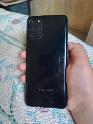 Samsung: Samsung Galaxy S20 Plus, 128 GB, rəng - Qara, Zəmanət, Barmaq izi, Simsiz şarj