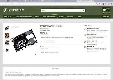 Ostali ručni alati: Wallet Ninja – multifunkcionalni alat u formi kartice za novčanik. - — 2