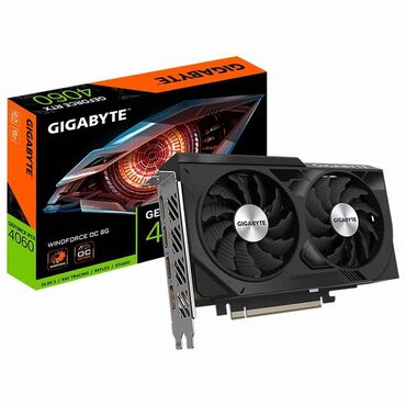 Видеокарты: Видеокарта, Новый, Gigabyte, GeForce RTX, 8 ГБ, Для ПК