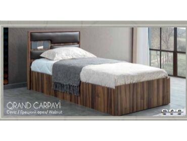 usag carpayisi: Новый, Односпальная кровать, Без подьемного механизма, С матрасом, Без выдвижных ящиков, Турция