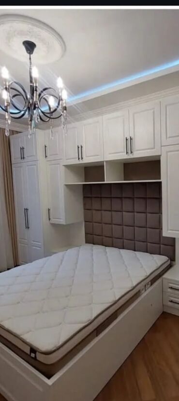 Sifarişlə mətbəx mebeli: Sifarişlə mətbəx dəsti, Özü çəkən petlələr, MDF, Kredit var — 15