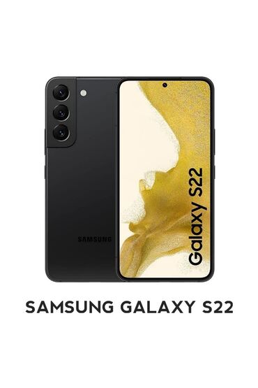 купить запчасти на телефон самсунг: Samsung Galaxy S22, Колдонулган, 128 ГБ, түсү - Кара, 1 SIM