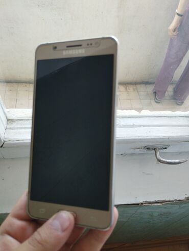 самсунг s51: Samsung Galaxy J5, Колдонулган, 16 GB, түсү - Саргыч боз, 2 SIM