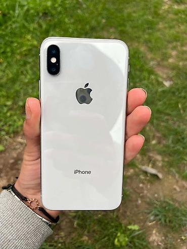 Apple iPhone: IPhone X, 64 ГБ, Серебристый, 100 % — 1