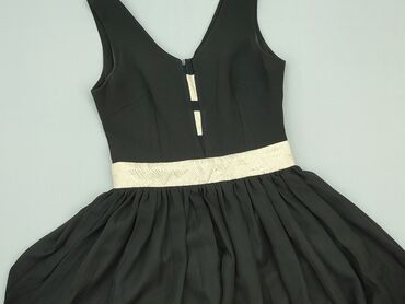sukienki kopertowa czarna: Sukienka, M, stan - Bardzo dobry
