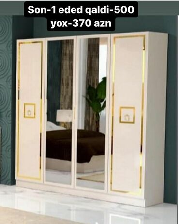 Dolablar: Yeni, Açılan, 3 qapılı Düz dolab, Qarderob, paltar dolabı, Azərbaycan — 19