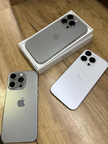разблокировка iphone цена: IPhone 15 Pro, Колдонулган, 512 ГБ, Desert Titanium, Коргоочу айнек, Каптама