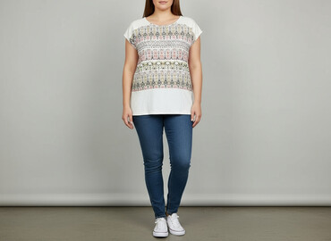 luźne t shirty: T-shirt damski, rozmiar 2XL