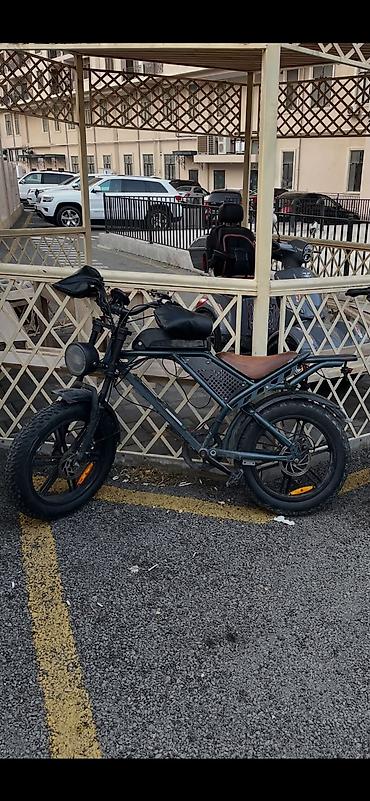 elektrikli cros: Şəhər və yüngül ofroud üçün elektrik velosipedi - Güclü, motosiklet — 1