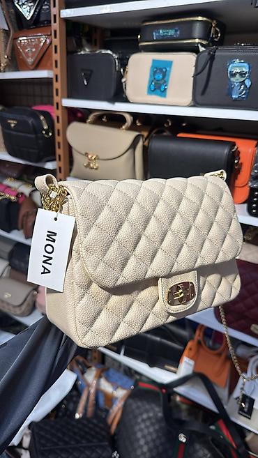 torba od teksasa: Ženska torba preko ramena – quilt dizajn sa zlatnim lancem - Model — 8