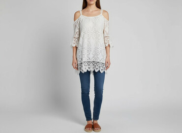 sukienki sklep online tanio plus size: Tunika damska, rozmiar S
