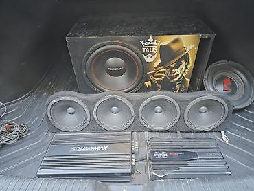 sony ses guclendirici: Avto səs sistemi paketi Tərkib: - Soundmax subwoofer (qapalı/portlu — 1