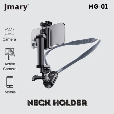 Зарядные устройства: Mobi Center/ Моби Центр 🔥 Держатель для шеи Jmary MG-01 для мобильных