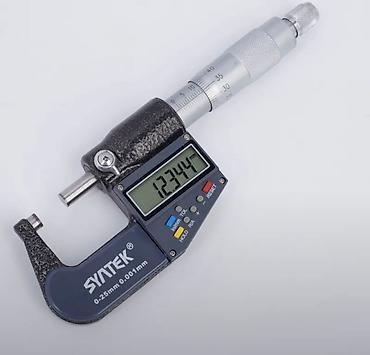 Mikronmetr Model: SYNTEK 0-25mm. Bu məhsul ölçmə səhvlərini minimuma