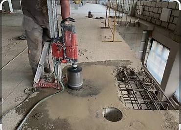 Сверление, бурение: Алмазное бурение отверстий в бетоне, железобетоне, кирпиче и камне — 10