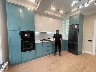 silver kitchen: Кухонный набор на заказ, ЛДСП, По договорённости, Дизайн, проект — 2