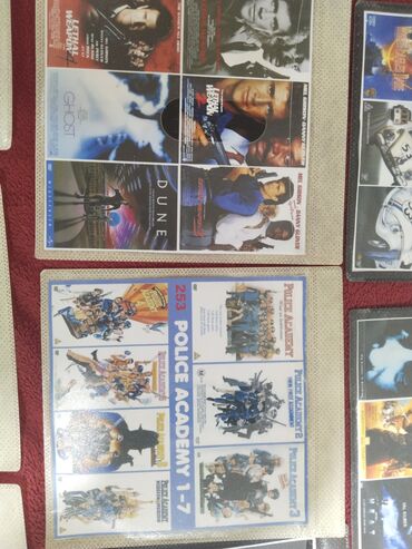 Kasete, CD i DVD: Kolekcija sa 13 cd kompilacija po 6 filmova na jednom cd-u, znaci — 7