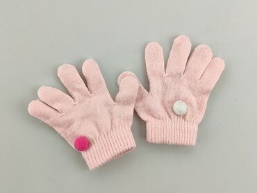 różowa czapka: Rękawiczki, 12 cm, stan - Dobry
